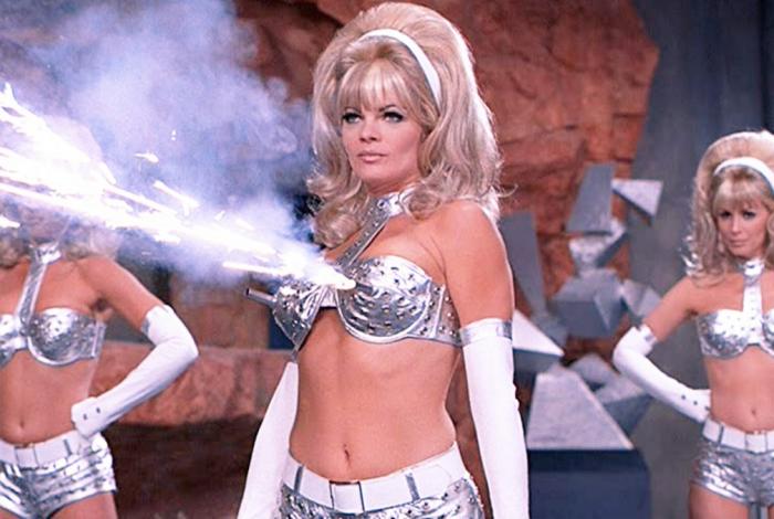Fembots from Austin Powers.