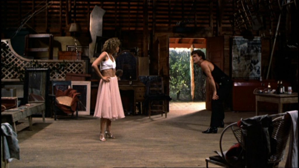 Baby's pink skirt in Dirty Dancing