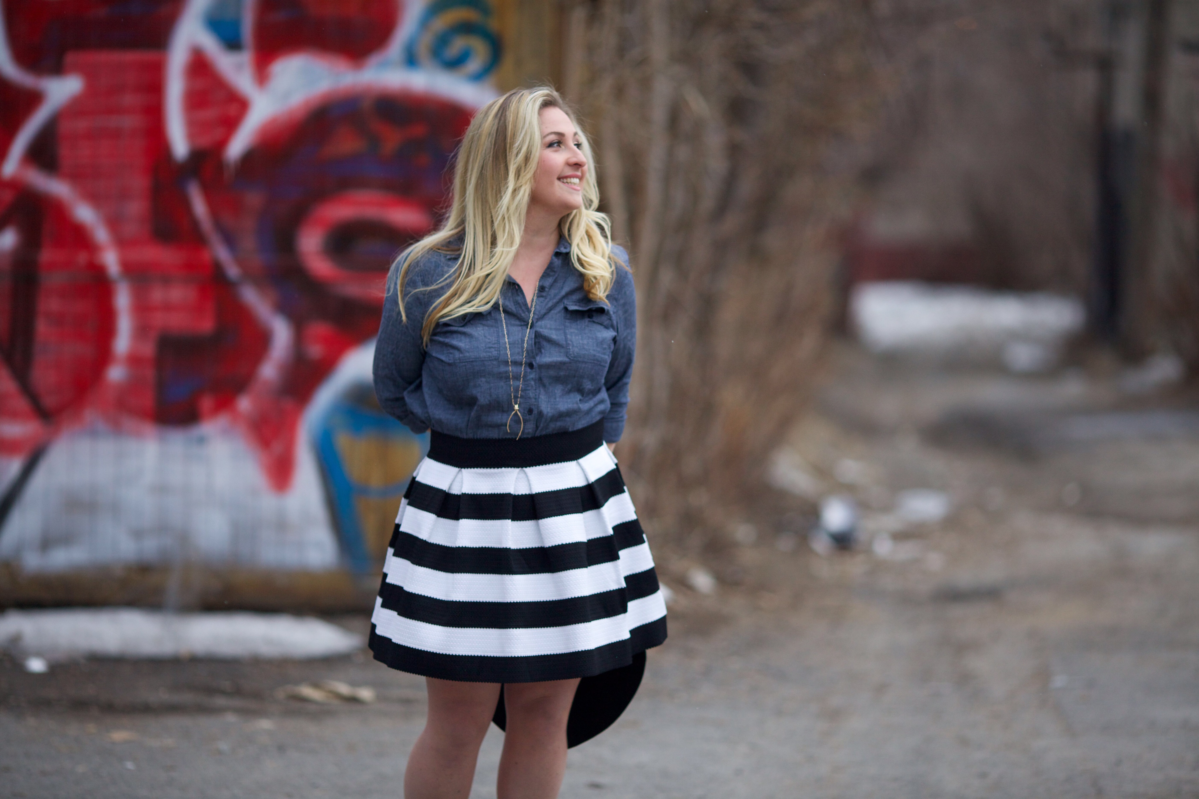 Chantal Sarkisian Mode XLusive Plus Size Fashion Blog Ottawa Express Skirt