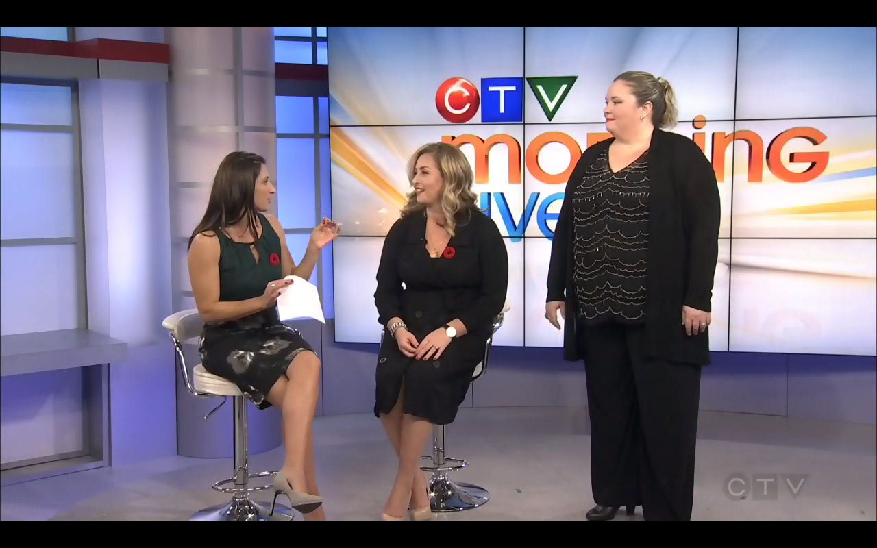 CTV Morning Live Mode Elusive Plus Size Fashion Holiday Dresses for Curvy Women Addition Elle