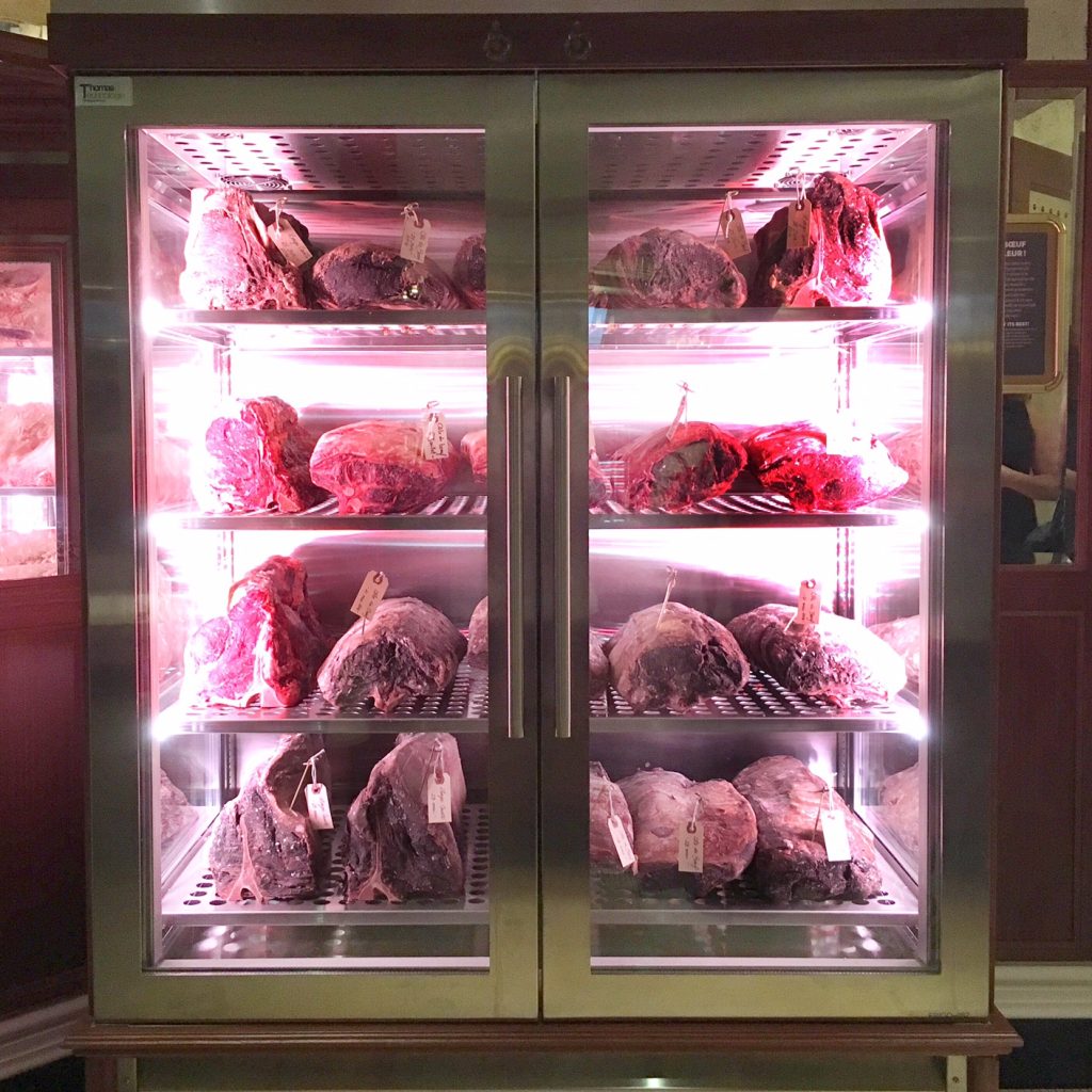 Casino Lac Leamy Gatineau Ottawa Fashion Blog Arome Restaurant aging beef fridge